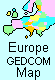 GEDCOM Europe Map 